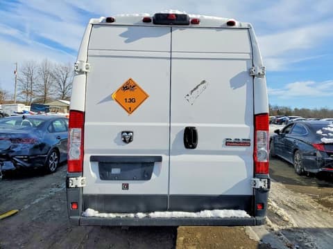 2021 Ram ProMaster 3500, VIN 3C6MRVJG7ME537646. Фото 6 из 6 с аукциона Copart. Каталог авто из США OpenDataCar.