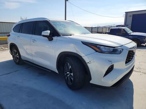 2020 Toyota Highlander, VIN 5TDGZRAH2LS001925. Фото 4 з 6 з аукціону Copart. Каталог авто зі США OpenDataCar.