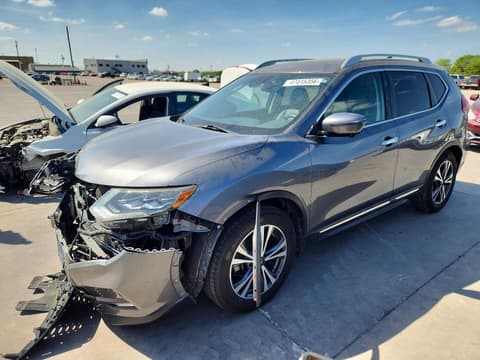 2017 Nissan Rogue, VIN 5N1AT2MT2HC738576. Фото 1 з 6 з аукціону Copart. Каталог авто зі США OpenDataCar.