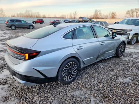 2024 Hyundai Sonata Hybrid, VIN KMHL34JJ7RA096019. Фото 3 з 6 з аукціону Copart. Каталог авто зі США OpenDataCar.