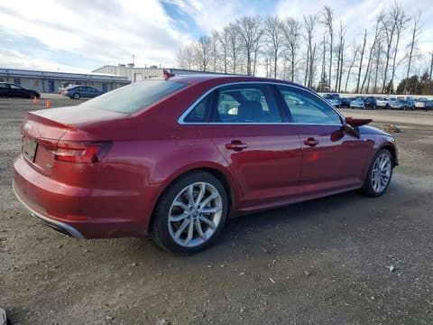 2019 Audi A4, VIN WAUENAF47KA068118. Фото 3 з 6 з аукціону Copart. Каталог авто зі США OpenDataCar.