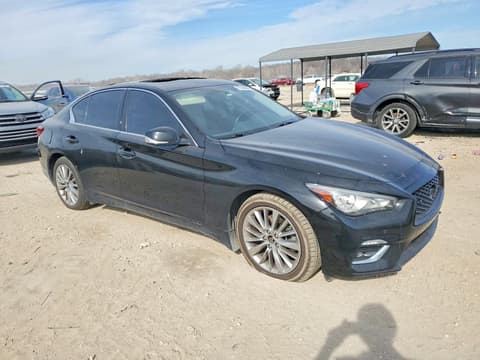 2021 Infiniti Q50, VIN JN1EV7BR7MM750749. Фото 4 з 6 з аукціону Copart. Каталог авто зі США OpenDataCar.