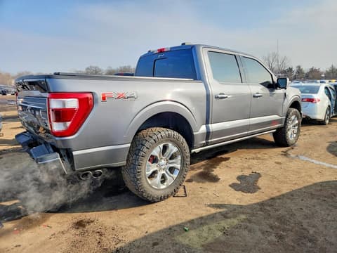 2021 Ford F-150 Lightning, VIN 1FTFW1E5XMFA43914. Zdjęcie 3 z 6 z aukcji Copart. Katalog aut z USA OpenDataCar.