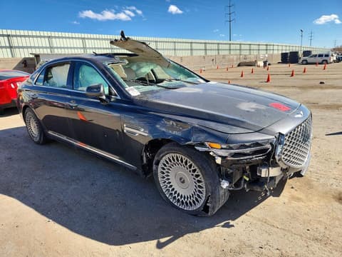 2022 Genesis G90, VIN KMTF34PA3NU096439. Photo 4 of 6 from Copart auction. OpenDataCar US salvage catalog.
