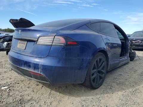 2022 Tesla Model S, VIN 5YJSA1E50NF493882. Фото 3 з 6 з аукціону Copart. Каталог авто зі США OpenDataCar.