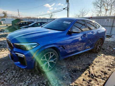 2020 Bmw X6, VIN 5UXCY8C05L9B07238. Фото 1 з 6 з аукціону Copart. Каталог авто зі США OpenDataCar.