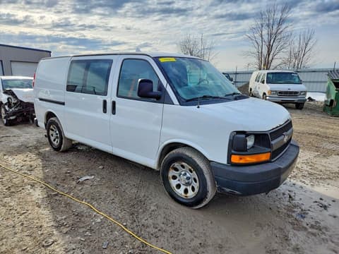 2014 Chevrolet Express 1500, VIN 1GCSGAFX4E1166909. Фото 4 з 6 з аукціону Copart. Каталог авто зі США OpenDataCar.