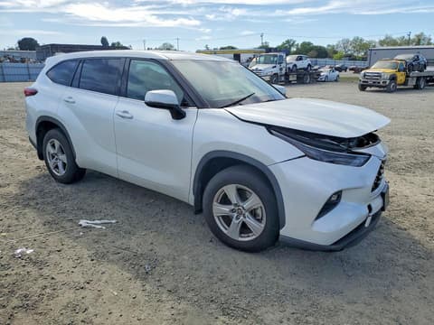 2022 Toyota Highlander, VIN 5TDBZRBHXNS185510. Фото 4 з 6 з аукціону Copart. Каталог авто зі США OpenDataCar.