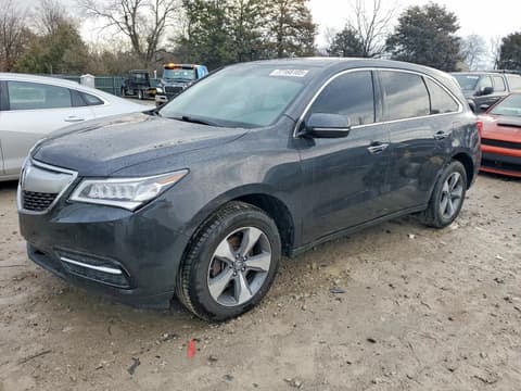 2016 Acura MDX, VIN 5FRYD4H26GB047001. Фото 1 з 6 з аукціону Copart. Каталог авто зі США OpenDataCar.