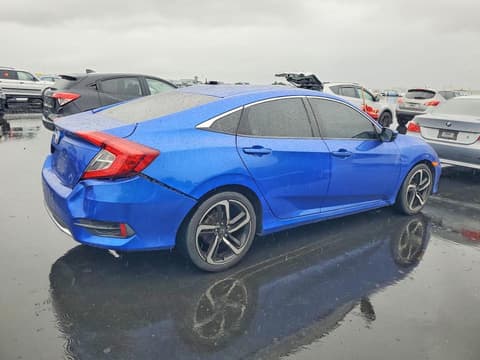 2019 Honda Civic, VIN 19XFC2F61KE209105. Фото 3 з 6 з аукціону Copart. Каталог авто зі США OpenDataCar.