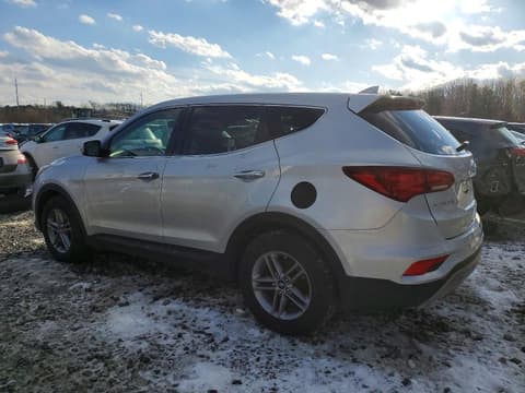2017 Hyundai Santa Fe, VIN 5XYZTDLB6HG394886. Фото 2 из 6 с аукциона Copart. Каталог авто из США OpenDataCar.