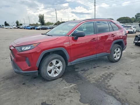 2021 Toyota RAV4 Hybrid, VIN 4T3LWRFV8MU039939. Photo 1 of 6 from Copart auction. OpenDataCar US salvage catalog.