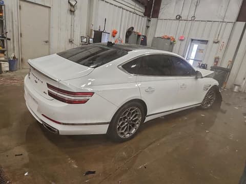 2023 Genesis G80, VIN KMTGB4SC4PU150897. Фото 3 з 6 з аукціону Copart. Каталог авто зі США OpenDataCar.