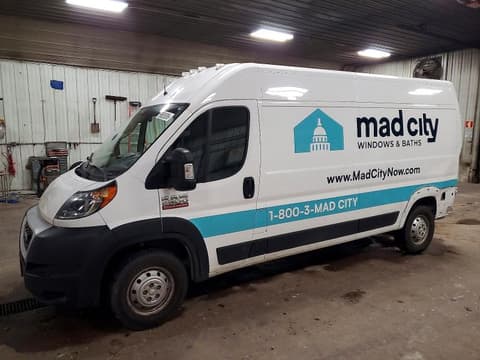 2021 Ram ProMaster 2500, VIN 3C6LRVDG1ME527959. Фото 1 з 6 з аукціону Copart. Каталог авто зі США OpenDataCar.