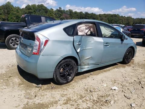 2012 Toyota Prius, VIN JTDKN3DU1C5382040. Фото 3 з 6 з аукціону Copart. Каталог авто зі США OpenDataCar.
