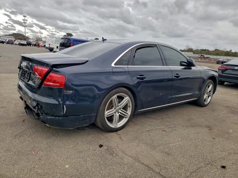2013 Audi A8 Quattro, VIN WAUAGAFD5DN001490. Zdjęcie 3 z 6 z aukcji Copart. Katalog aut z USA OpenDataCar.