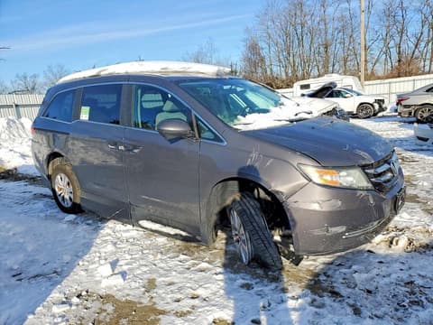2017 Honda Odyssey, VIN 5FNRL5H49HB008260. Фото 4 из 6 с аукциона Copart. Каталог авто из США OpenDataCar.
