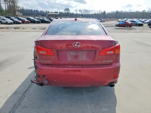 2007 Lexus IS 250, VIN JTHCK262X75012213. Zdjęcie 6 z 6 z aukcji Copart. Katalog aut z USA OpenDataCar.