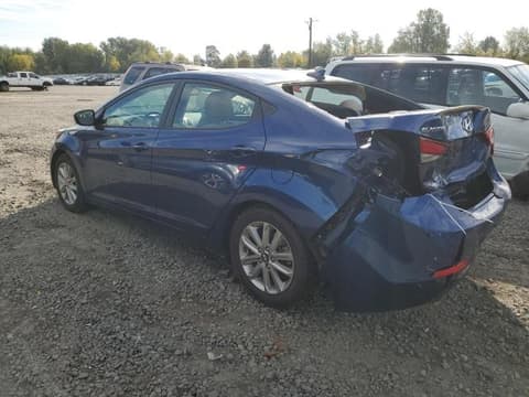 2016 Hyundai Elantra, VIN 5NPDH4AE8GH789992. Фото 2 з 6 з аукціону Copart. Каталог авто зі США OpenDataCar.