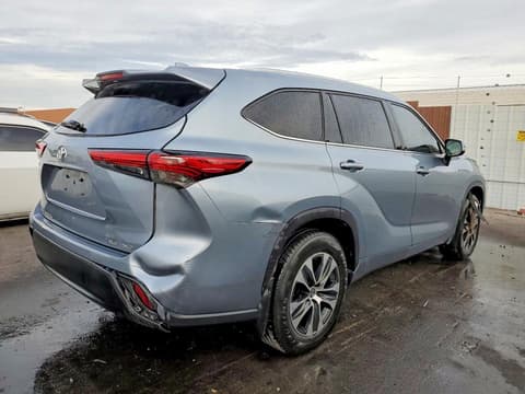 2021 Toyota Highlander, VIN 5TDHZRBH9MS091255. Фото 3 з 6 з аукціону Copart. Каталог авто зі США OpenDataCar.