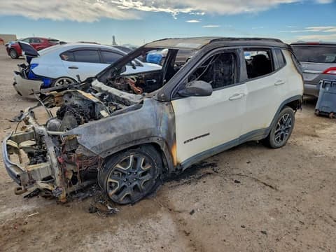 2021 Jeep Compass, VIN 3C4NJDDB3MT564756. Фото 1 з 6 з аукціону Copart. Каталог авто зі США OpenDataCar.