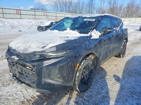 2022 Chevrolet Blazer, VIN 3GNKBCR47NS150690. Photo 1 of 6 from Copart auction. OpenDataCar US salvage catalog.