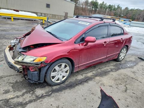 2010 Honda Civic, VIN 2HGFA1E55AH543263. Фото 1 з 6 з аукціону Copart. Каталог авто зі США OpenDataCar.