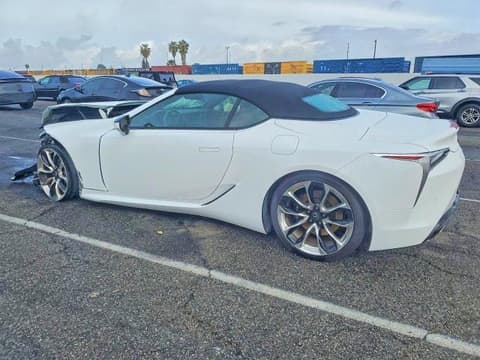 2021 Lexus LC 500, VIN JTHKPAAYXMA102855. Фото 2 из 6 с аукциона Copart. Каталог авто из США OpenDataCar.