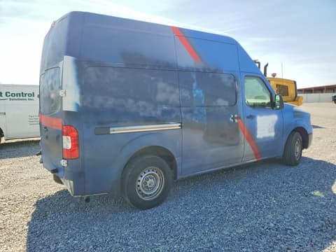 2021 Nissan NV 2500, VIN 1N6BF0LY5MN811016. Фото 3 з 6 з аукціону Copart. Каталог авто зі США OpenDataCar.