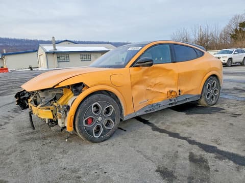 2021 Ford Mustang Mach-E, VIN 3FMTK4SE3MME03086. Фото 1 з 6 з аукціону Copart. Каталог авто зі США OpenDataCar.