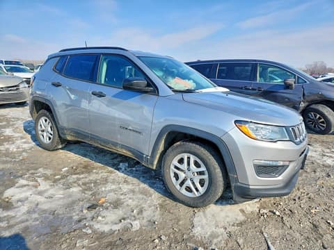 2018 Jeep Compass, VIN 3C4NJCAB5JT411578. Фото 4 з 6 з аукціону Copart. Каталог авто зі США OpenDataCar.