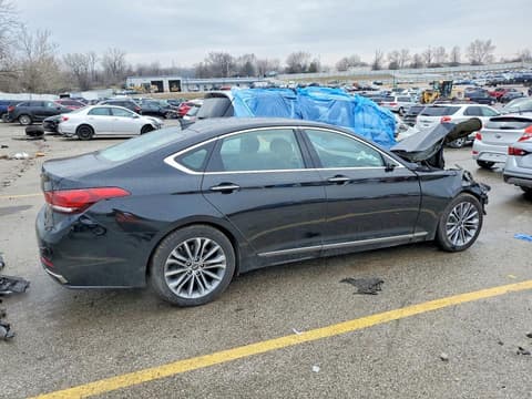 2017 Genesis G80, VIN KMHGN4JE4HU177782. Фото 3 из 6 с аукциона Copart. Каталог авто из США OpenDataCar.