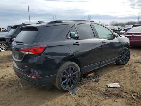 2022 Chevrolet Equinox, VIN 2GNAXWEV4N6149041. Фото 3 з 6 з аукціону Copart. Каталог авто зі США OpenDataCar.