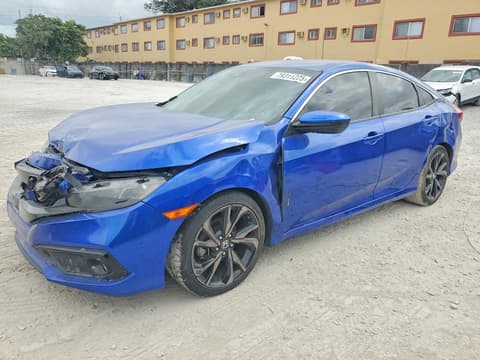 2020 Honda Civic, VIN 2HGFC2F89LH548865. Фото 1 из 6 с аукциона Copart. Каталог авто из США OpenDataCar.