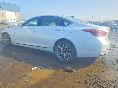 2018 Genesis G80, VIN KMHGN4JE0JU256307. Фото 2 з 6 з аукціону Copart. Каталог авто зі США OpenDataCar.