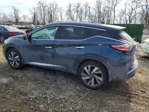 2017 Nissan Murano, VIN 5N1AZ2MHXHN151461. Фото 2 з 6 з аукціону Copart. Каталог авто зі США OpenDataCar.