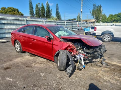 2017 Hyundai Sonata, VIN 5NPE24AF1HH476217. Zdjęcie 4 z 6 z aukcji Copart. Katalog aut z USA OpenDataCar.