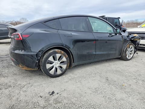 2022 Tesla Model Y, VIN 7SAYGDEE8NF418344. Фото 3 з 6 з аукціону Copart. Каталог авто зі США OpenDataCar.