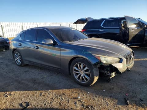 2014 Infiniti Q50, VIN JN1BV7AP9EM673628. Фото 4 з 6 з аукціону Copart. Каталог авто зі США OpenDataCar.