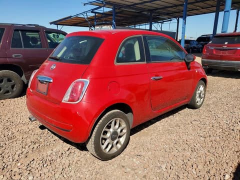 2015 Fiat 500, VIN 3C3CFFAR0FT545451. Фото 3 из 6 с аукциона Copart. Каталог авто из США OpenDataCar.