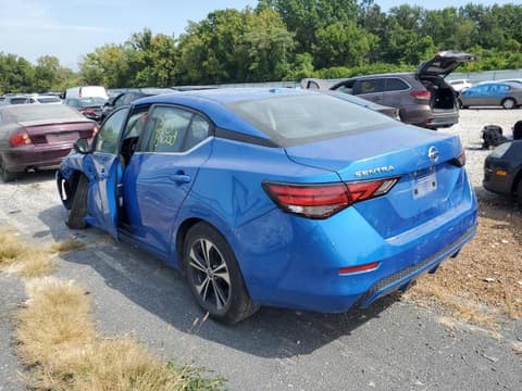 2022 Nissan Sentra, VIN 3N1AB8CV8NY273241. Фото 2 з 6 з аукціону Copart. Каталог авто зі США OpenDataCar.