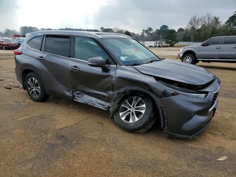 2022 Toyota Highlander, VIN 5TDGZRBH6NS189446. Фото 4 з 6 з аукціону Copart. Каталог авто зі США OpenDataCar.