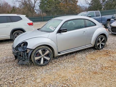 2012 Volkswagen Beetle, VIN 3VWVA7AT6CM618443. Фото 1 з 6 з аукціону Copart. Каталог авто зі США OpenDataCar.