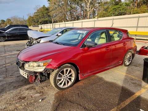 2012 Lexus CT 200, VIN JTHKD5BH2C2058857. Фото 1 из 6 с аукциона Copart. Каталог авто из США OpenDataCar.