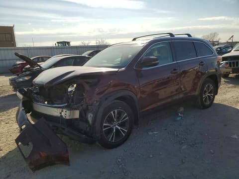 2016 Toyota Highlander, VIN 5TDJKRFH7GS335697. Фото 1 з 6 з аукціону Copart. Каталог авто зі США OpenDataCar.