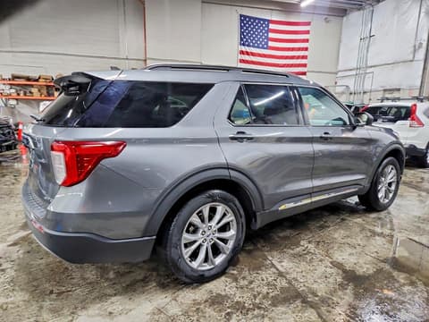 2022 Ford Explorer, VIN 1FMSK8DH8NGC39730. Фото 3 з 6 з аукціону Copart. Каталог авто зі США OpenDataCar.