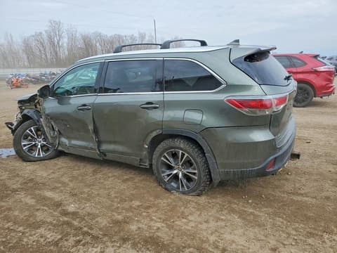 2016 Toyota Highlander, VIN 5TDJKRFH8GS240212. Фото 2 з 6 з аукціону Copart. Каталог авто зі США OpenDataCar.