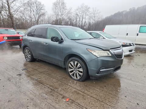 2014 Acura MDX, VIN 5FRYD4H44EB035864. Фото 4 з 6 з аукціону Copart. Каталог авто зі США OpenDataCar.