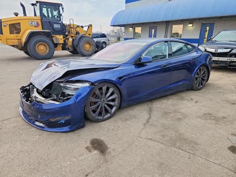 2021 Tesla Model S, VIN 5YJSA1E54MF455876. Фото 1 з 6 з аукціону Copart. Каталог авто зі США OpenDataCar.