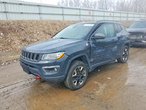 2018 Jeep Compass, VIN 3C4NJDDB0JT154461. Фото 1 з 6 з аукціону Copart. Каталог авто зі США OpenDataCar.